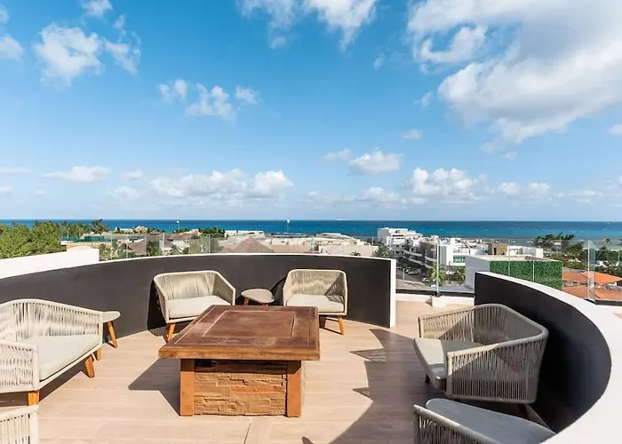 Mangrove View 2br W Rooftop Pool Near 5th Ave Casa de férias Playa del Carmen